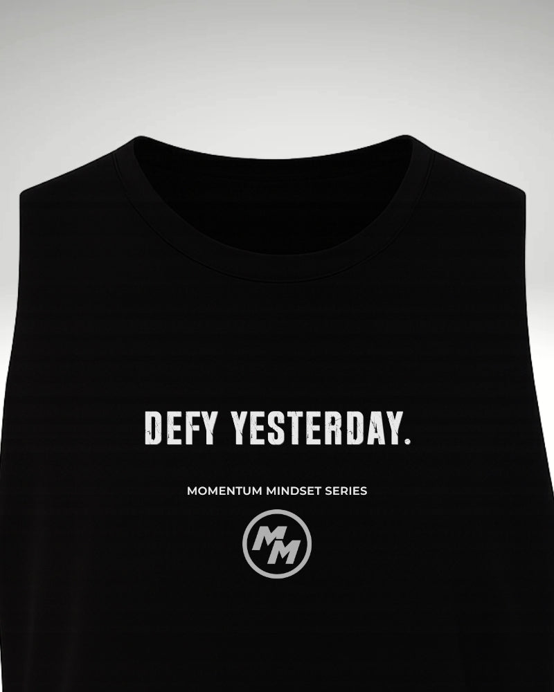 DEFY YESTERDAY Tank Top, Front Print