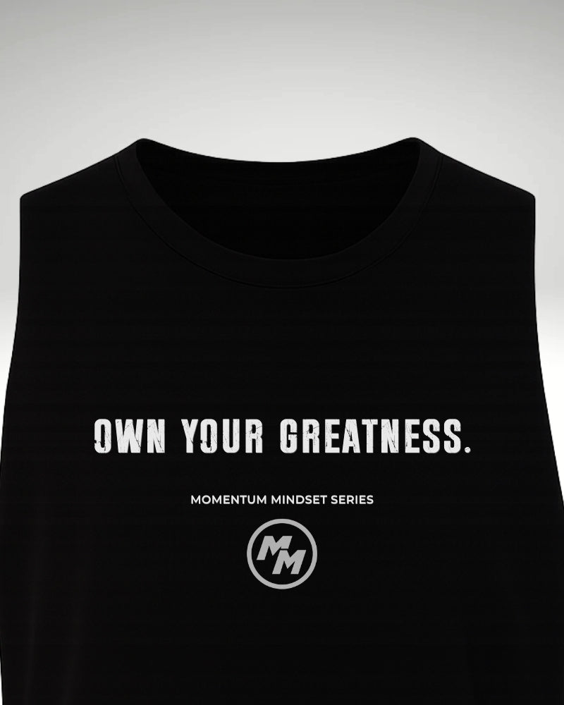 OWN YOUR GREATNESS Tank Top, Front Print