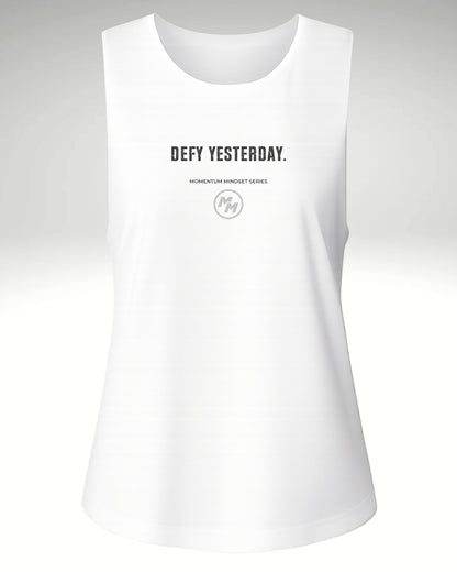 DEFY YESTERDAY  Tank Top, Front Print