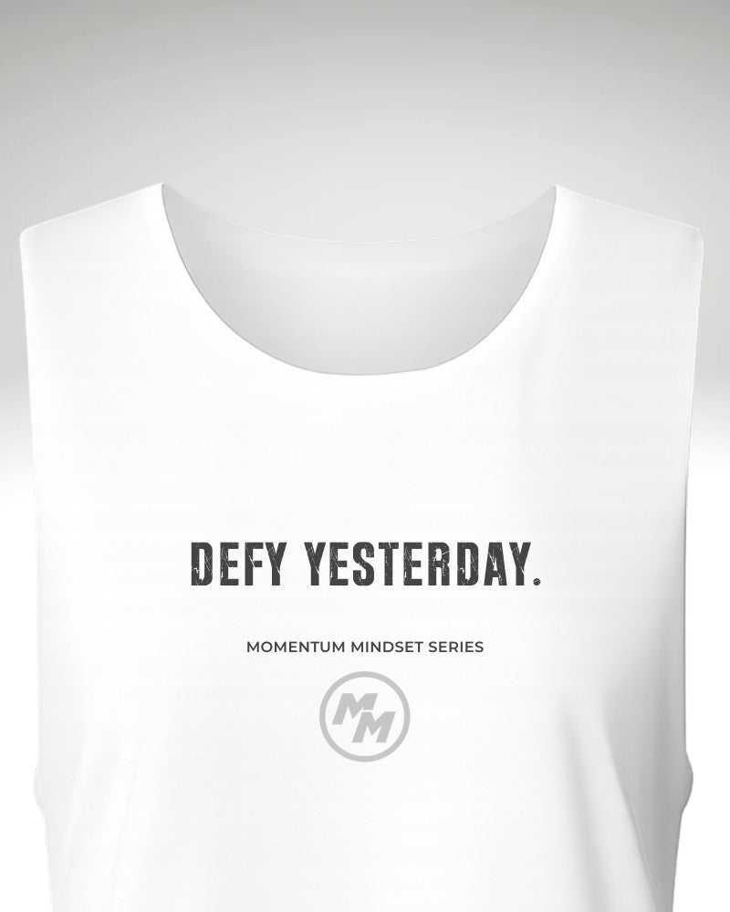 DEFY YESTERDAY  Tank Top, Front Print