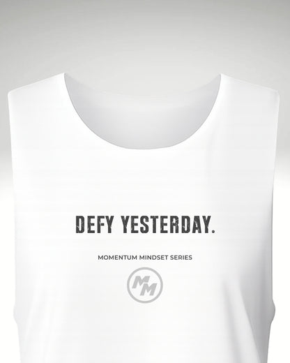 DEFY YESTERDAY  Tank Top, Front Print