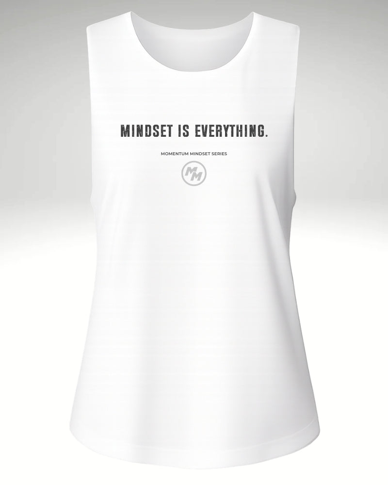 MINDSET IS EVERYTHING  Tank Top, Front Print